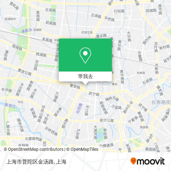 上海市普陀区金汤路地图