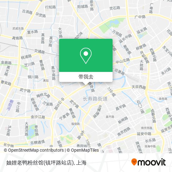 妯娌老鸭粉丝馆(镇坪路站店)地图