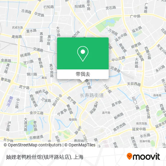 妯娌老鸭粉丝馆(镇坪路站店)地图
