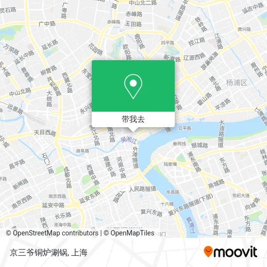 京三爷铜炉涮锅地图