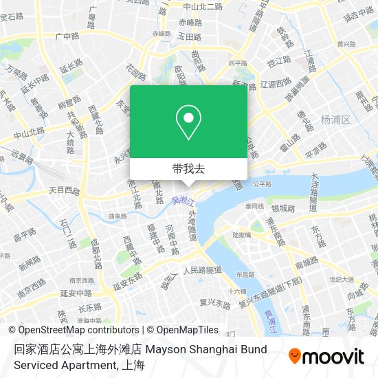 回家酒店公寓上海外滩店 Mayson Shanghai Bund Serviced Apartment地图