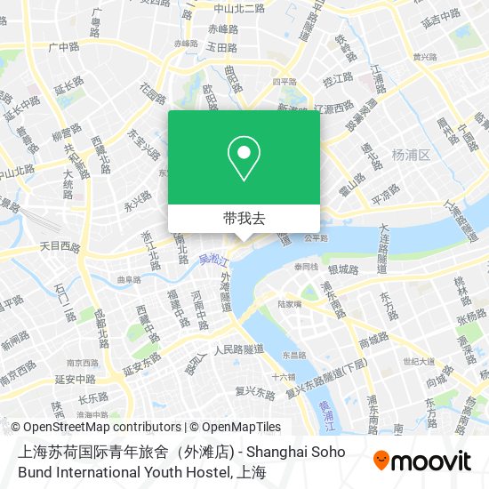 上海苏荷国际青年旅舍（外滩店) - Shanghai Soho Bund International Youth Hostel地图