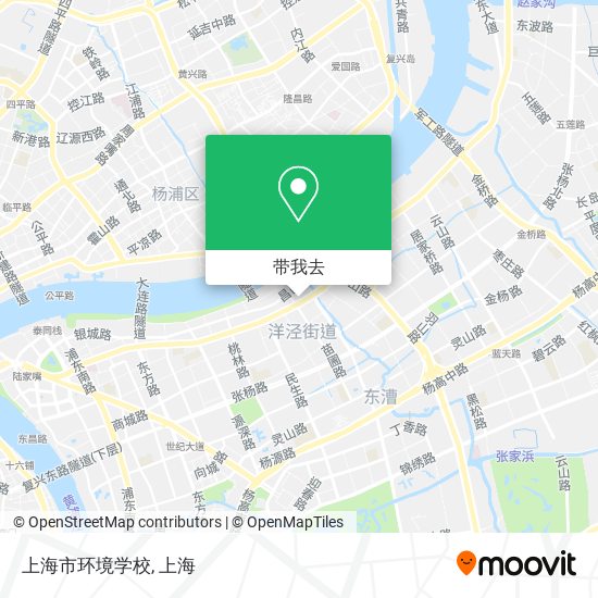 上海市环境学校地图