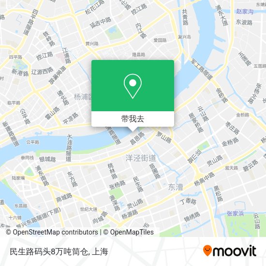 民生路码头8万吨筒仓地图