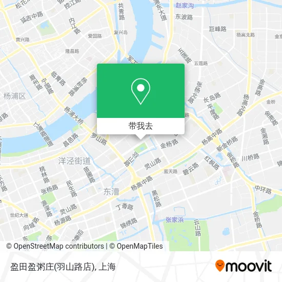 盈田盈粥庄(羽山路店)地图