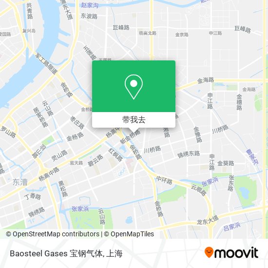 Baosteel Gases 宝钢气体地图