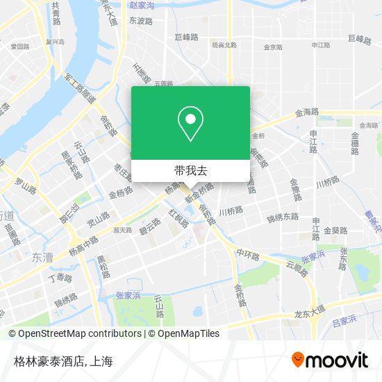 格林豪泰酒店地图