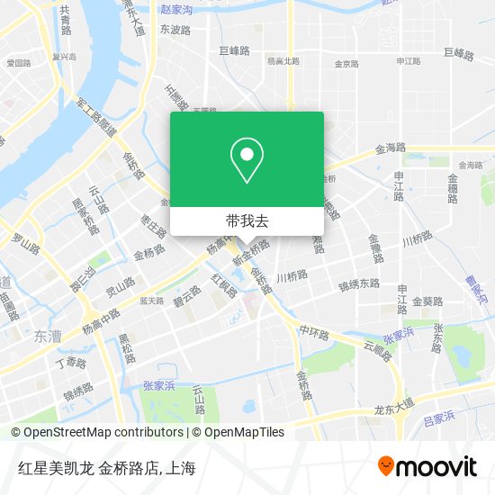 红星美凯龙 金桥路店地图