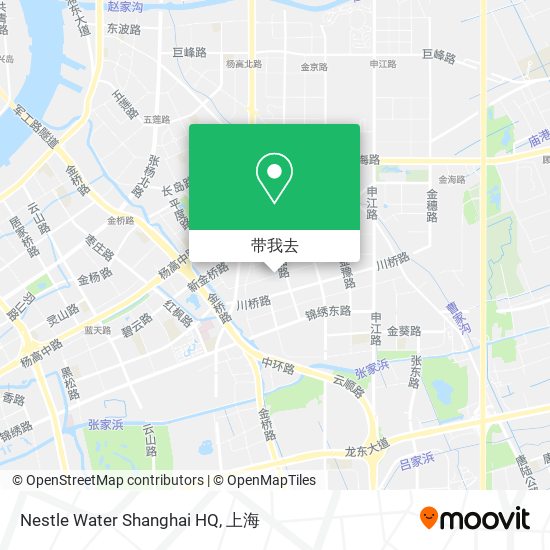 Nestle Water Shanghai HQ地图