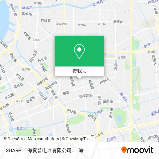 SHARP 上海夏普电器有限公司地图
