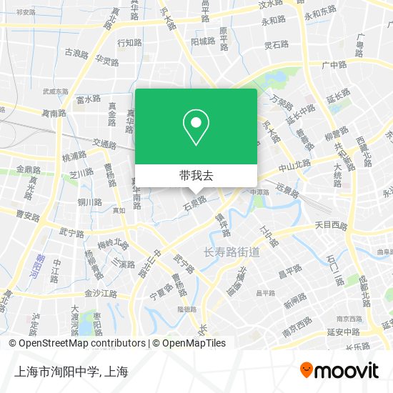 上海市洵阳中学地图