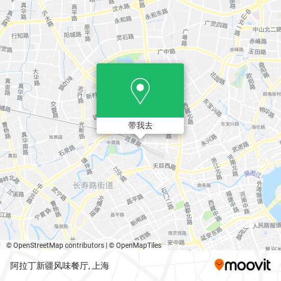 阿拉丁新疆风味餐厅地图