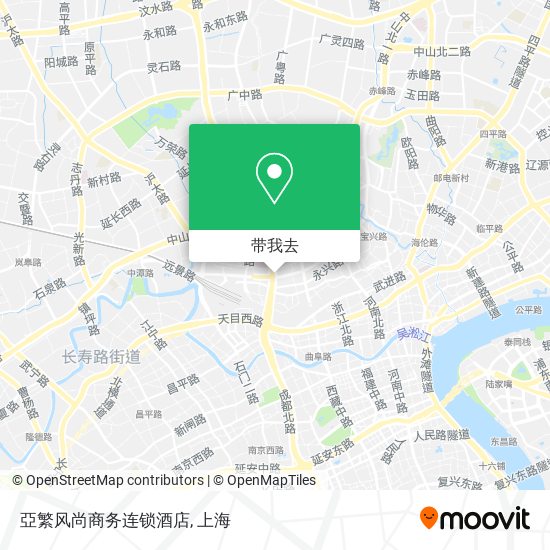 亞繁风尚商务连锁酒店地图