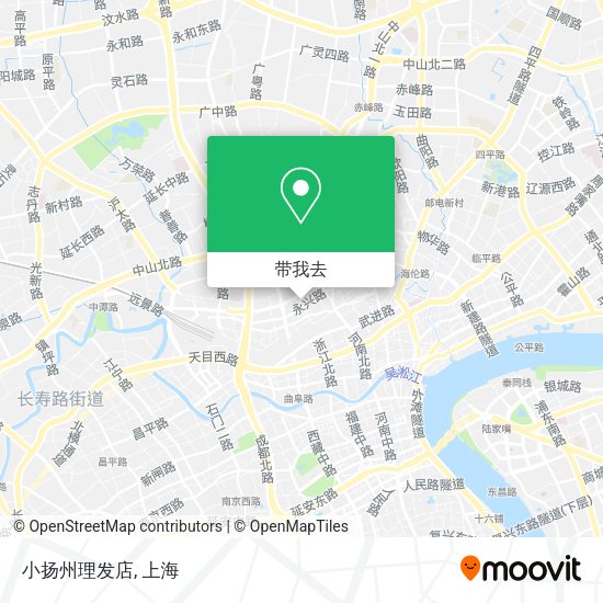 小扬州理发店地图