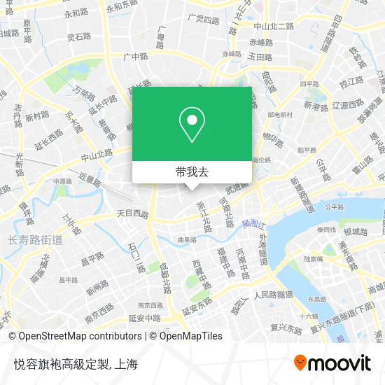 悦容旗袍高級定製地图