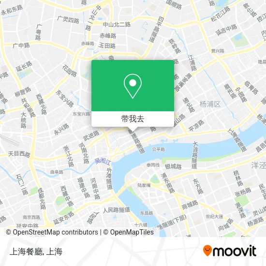 上海餐廳地图