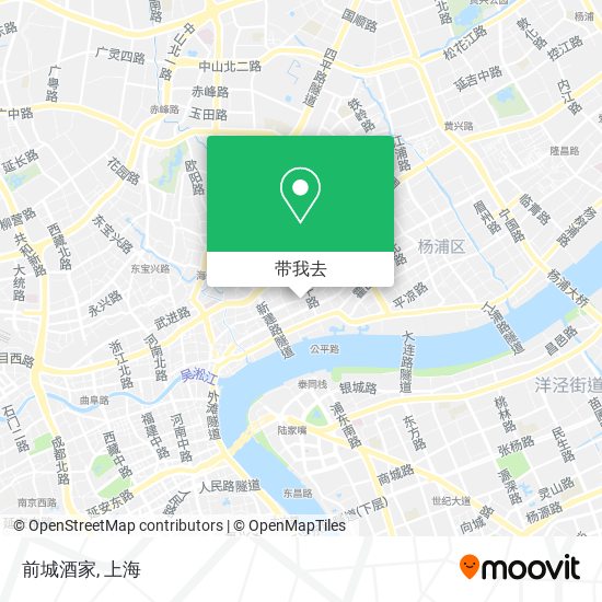 前城酒家地图