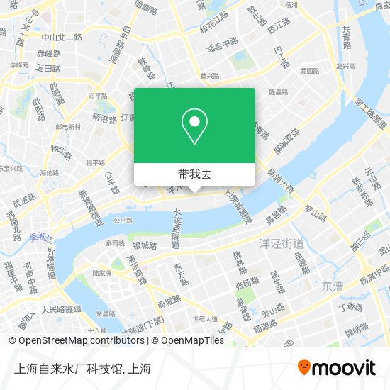 上海自来水厂科技馆地图