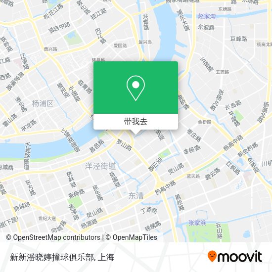 新新潘晓婷撞球俱乐部地图