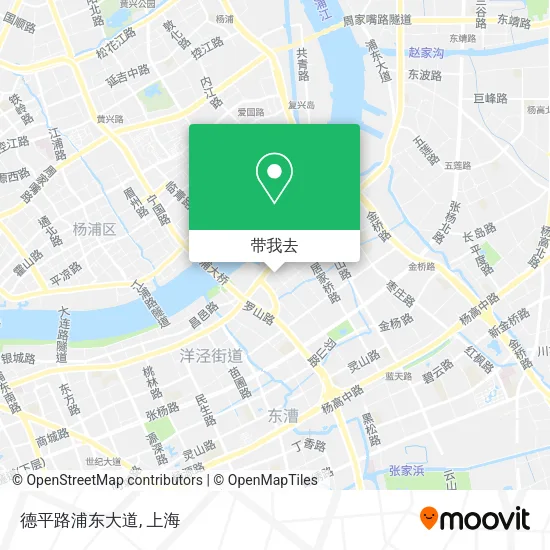 德平路浦东大道地图