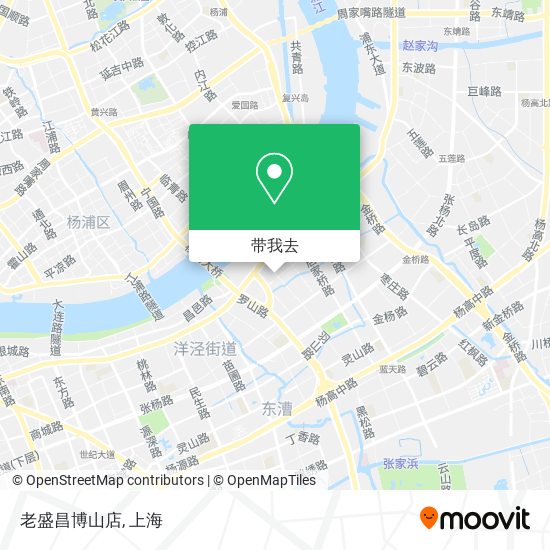 老盛昌博山店地图