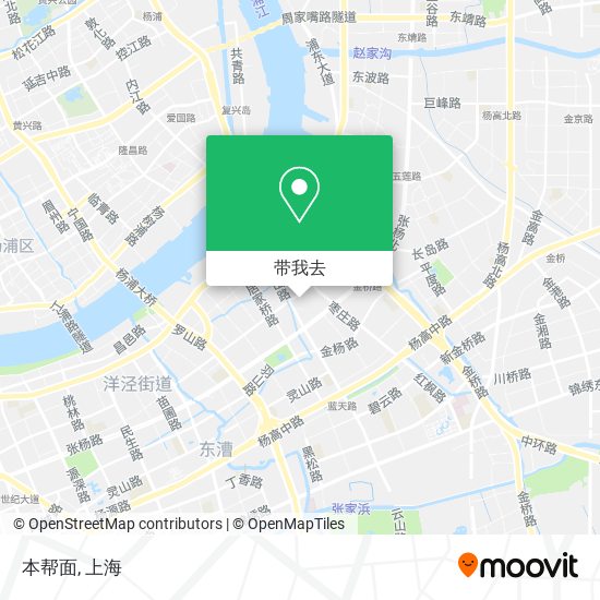 本帮面地图