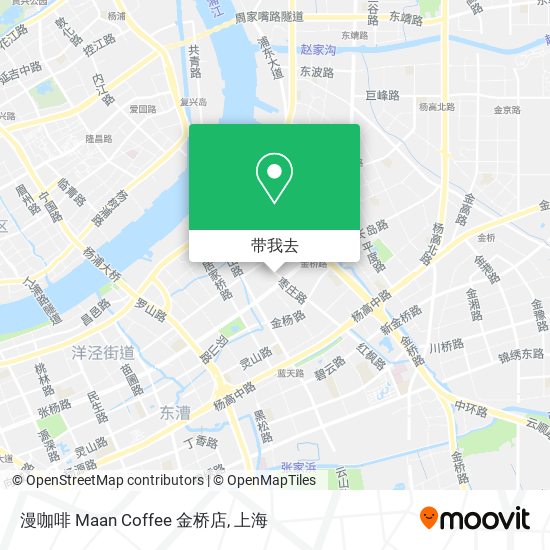 漫咖啡 Maan Coffee 金桥店地图