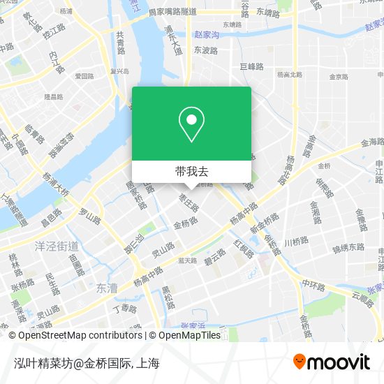 泓叶精菜坊@金桥国际地图