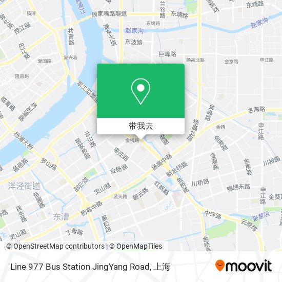 Line 977 Bus Station JingYang Road地图