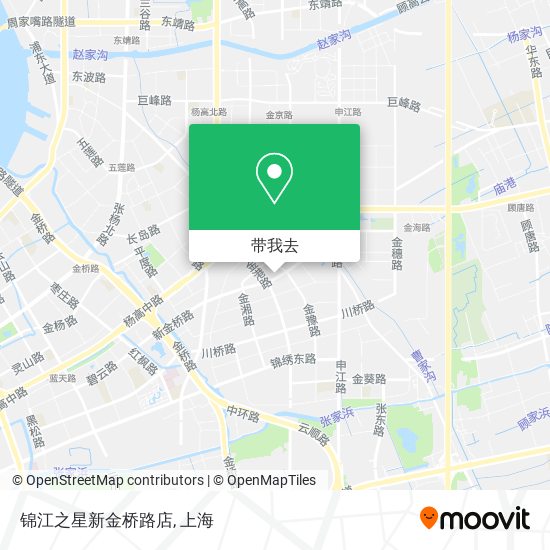 锦江之星新金桥路店地图