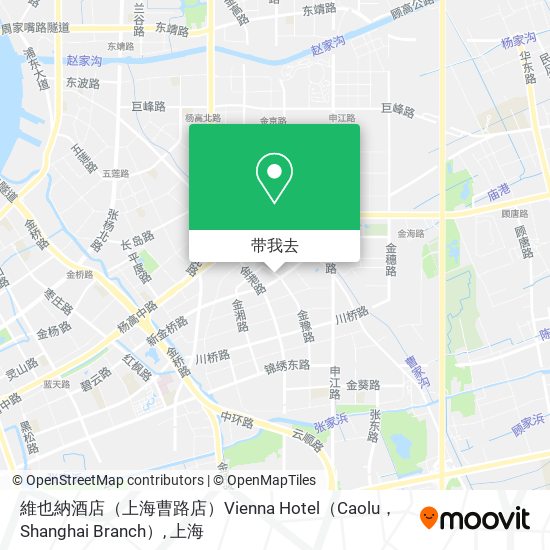 維也納酒店（上海曹路店）Vienna Hotel（Caolu，Shanghai Branch）地图