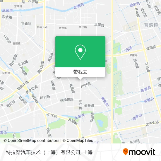 特拉斯汽车技术（上海）有限公司地图