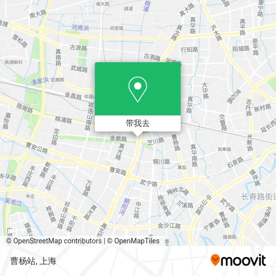 曹杨站地图