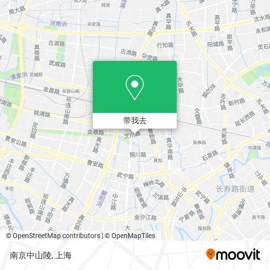 南京中山陵地图