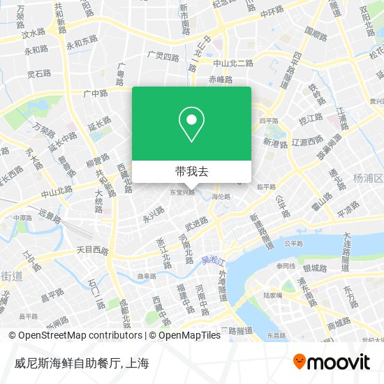 威尼斯海鲜自助餐厅地图