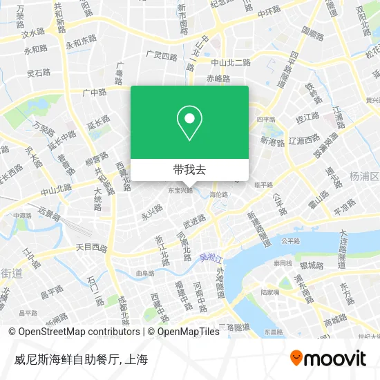 威尼斯海鲜自助餐厅地图