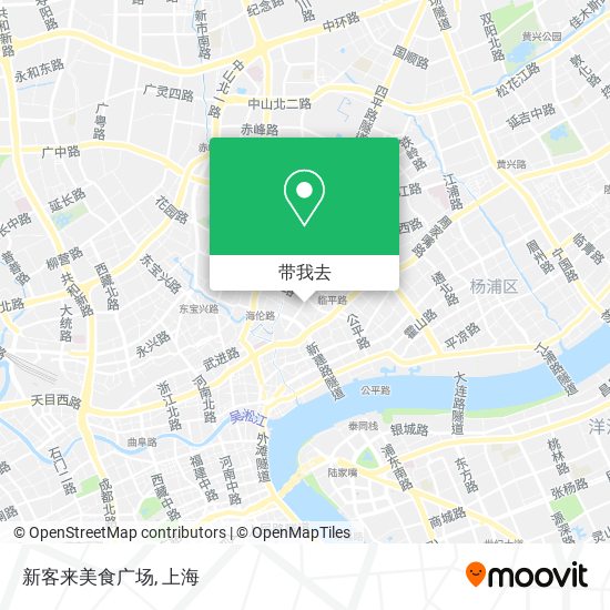 新客来美食广场地图