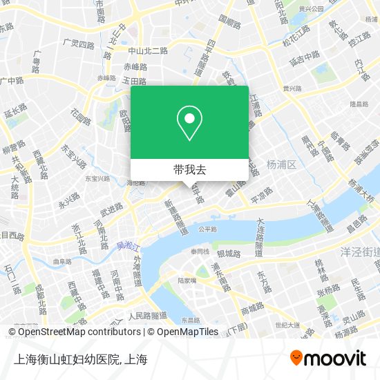 上海衡山虹妇幼医院地图