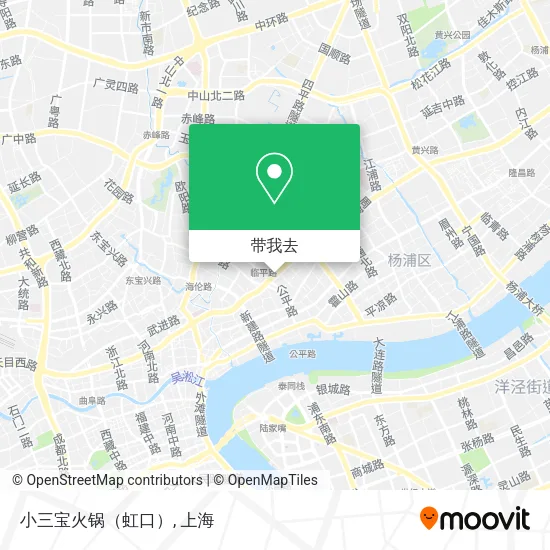 小三宝火锅（虹口）地图