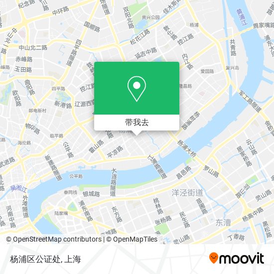 杨浦区公证处地图