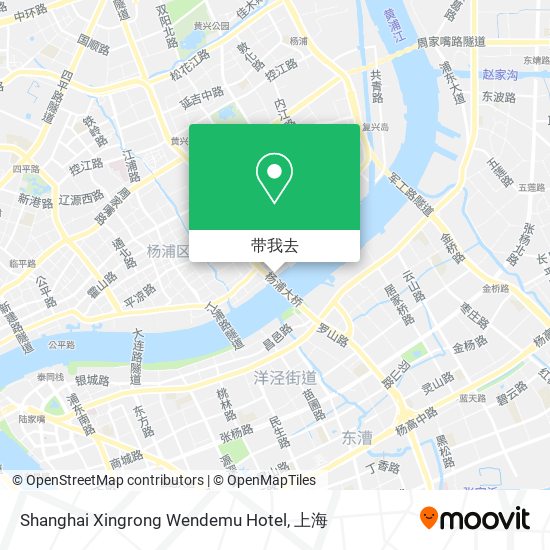 Shanghai Xingrong Wendemu Hotel地图
