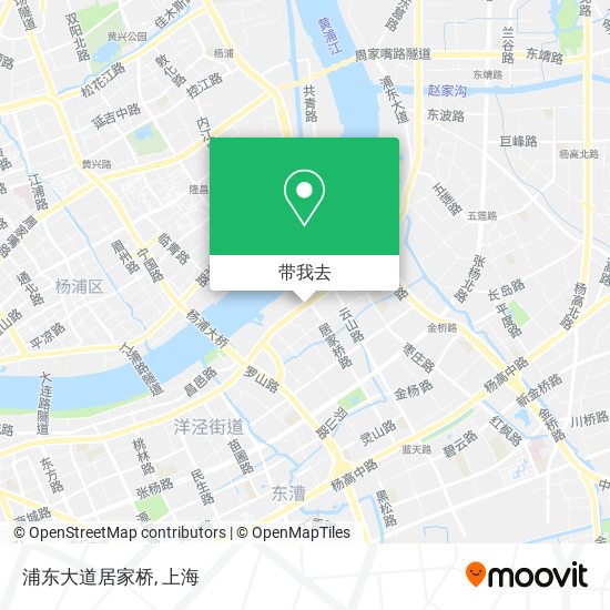 浦东大道居家桥地图