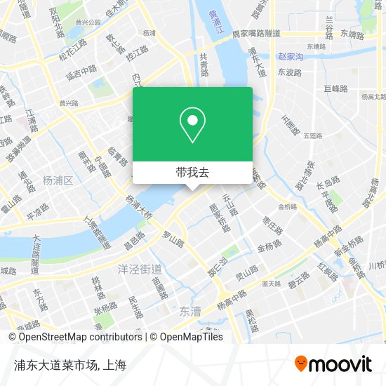 浦东大道菜市场地图