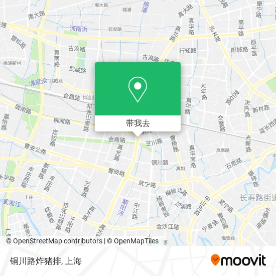 铜川路炸猪排地图
