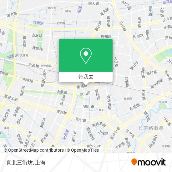 真北三街坊地图
