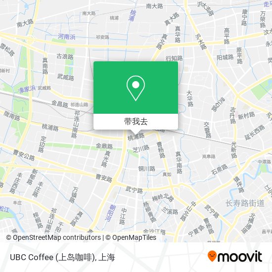 UBC Coffee (上岛咖啡)地图