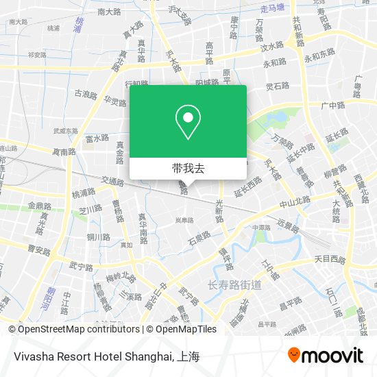 Vivasha Resort Hotel Shanghai地图