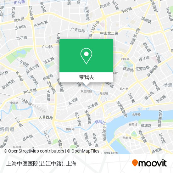 上海中医医院(芷江中路)地图