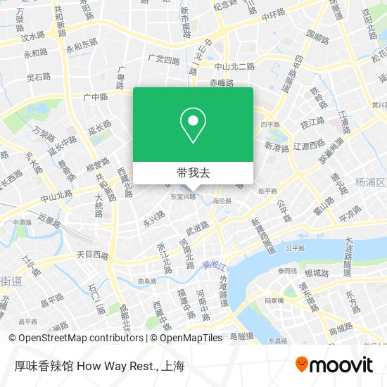 厚味香辣馆 How Way Rest.地图