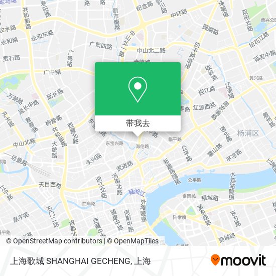 上海歌城 SHANGHAI GECHENG地图